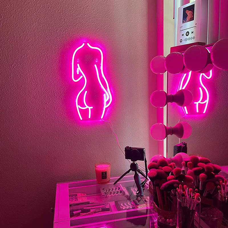 Beauty Neon Led Sign for Decor Light Lamp Bedroom Room Art Night Light Wall Beer Bar Pub Hotel Home Fitness Studio Decor