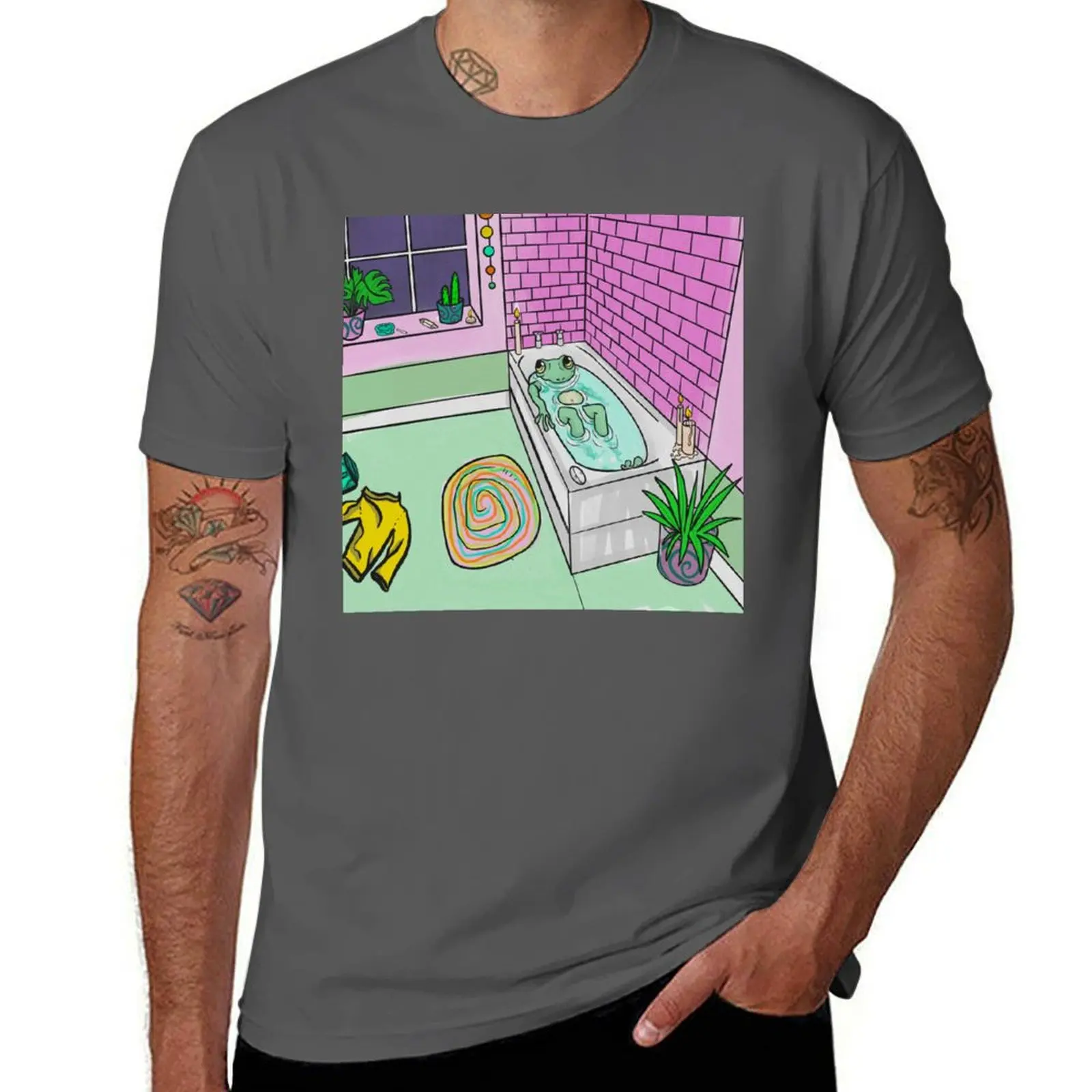 

Soakin it up. T-Shirt t shirts for man cotton funny t shirt man cotton anime t shirts oversize T-Shirt