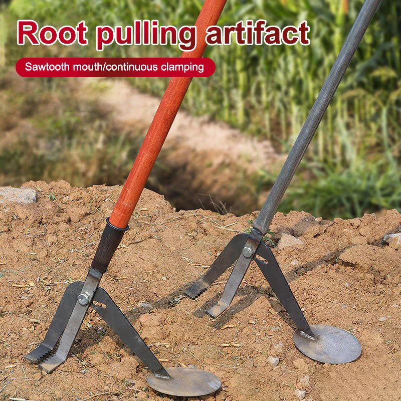 Root Remover Garden Tool Designed For Efficient Manual Plant Root Removal Of Corn Stalks And Soybean Root Heavy-Duty