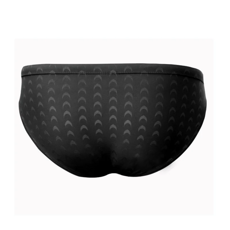 1PC Men\'s Sport Shark Skin Swim Competition Boxer Briefs Trunks Sharkskin Shorts Quick Dry Professional Swimwear Briefs