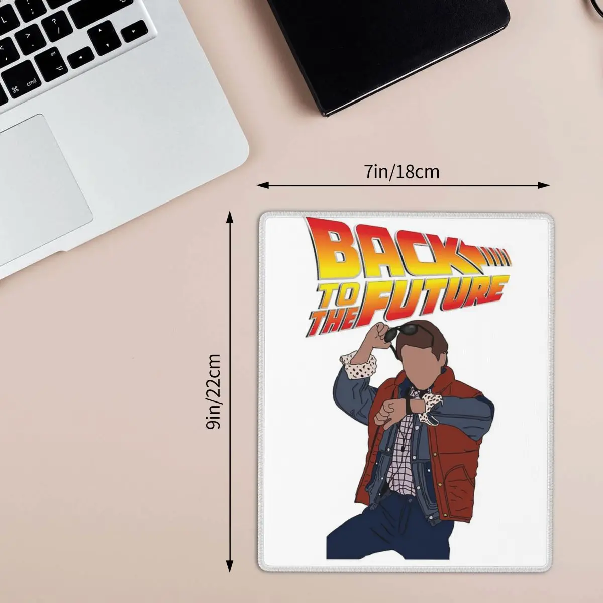 Back To The Future Marty McFly Mouse Pad Computer Keyboard Mouse Mat Gaming PC Laptop Desk Mat Office Accessories