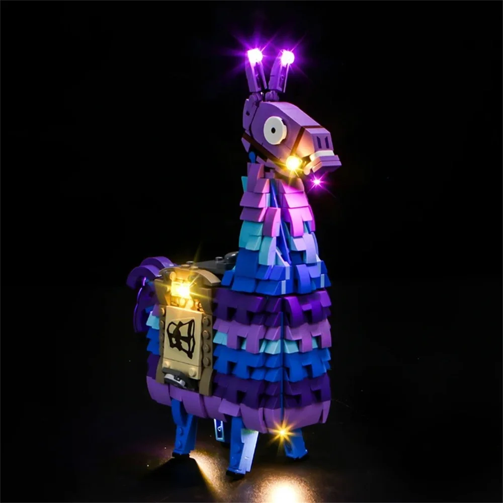 Lighting Set For 77071 Supply Llama Game Series Not Building Block(Only Led Light Kit)