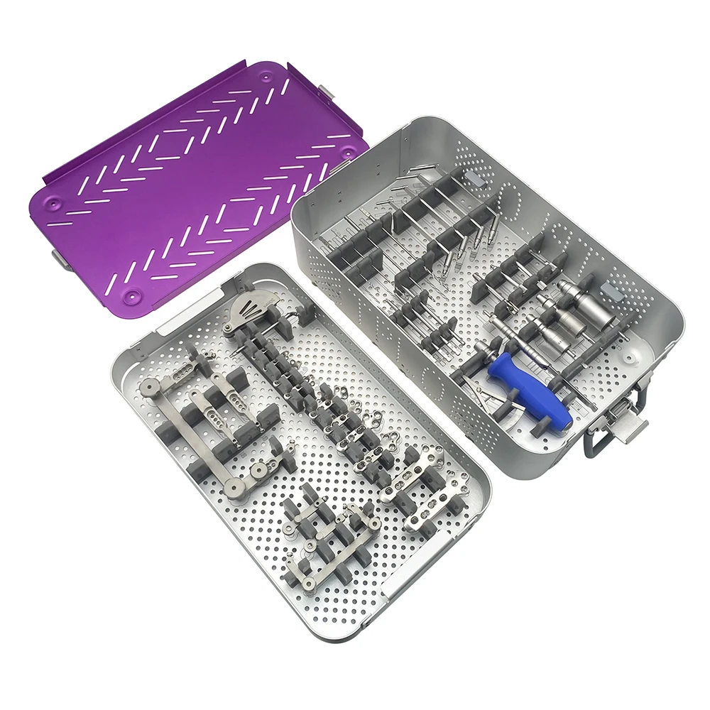 

Stainless steel surgical Lcp implants surgery tplo saw plate jig kit set veterinary orthopedic instruments