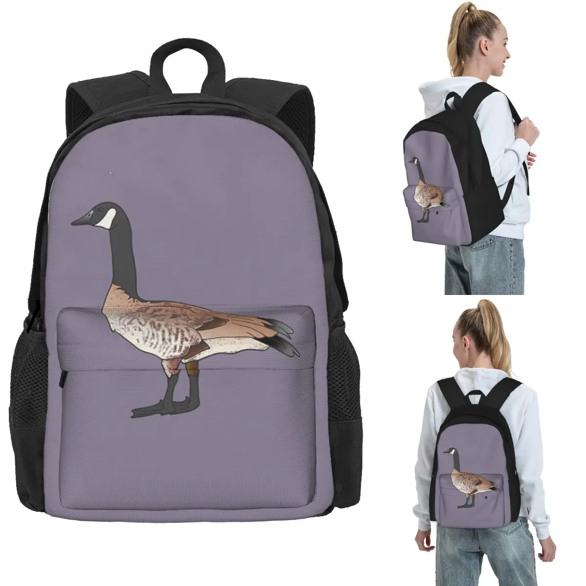 Gary Goose Backpack Hot Sale Daypack Large Capacity Boys Girls BookBag School Bag Shoulder Bags for Men Women