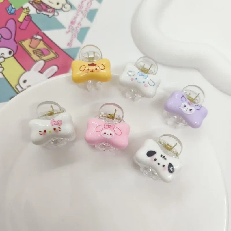 

Sanrio Hello Kitty Hairpins Cartoon Anime Figures My Melody Pochacco Kuromi Cinnamoroll Hairpin Cute Girl Hairpin Birthday Gifts