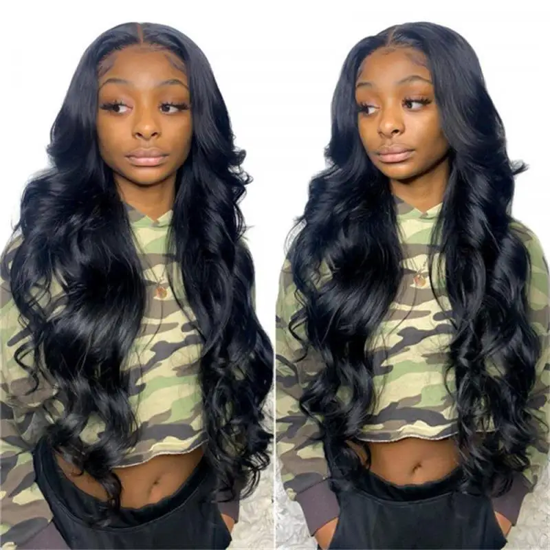 13x4 Body Wave Wig For Women Human Hair 13X6 Bling Hair Glueless Lace Front Wig Pre Plucked HD Transparent 4x4 Lace Closure Wig