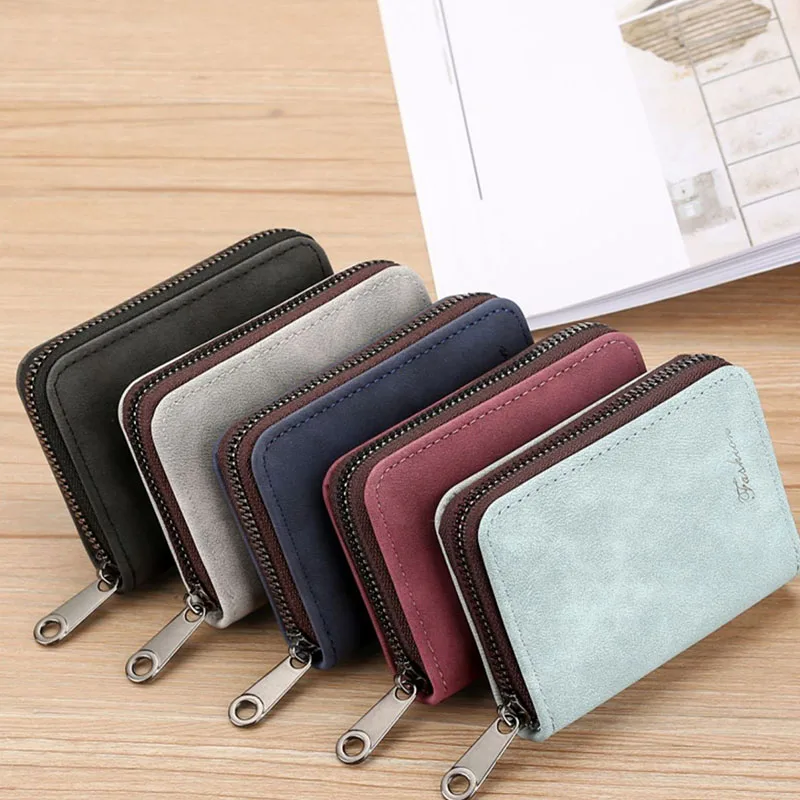 

Men Women Driving License Card Holder Wallet Women Zipper Card Holder Small Ultra-thin Multiple Card Slots Large Capacity Clip