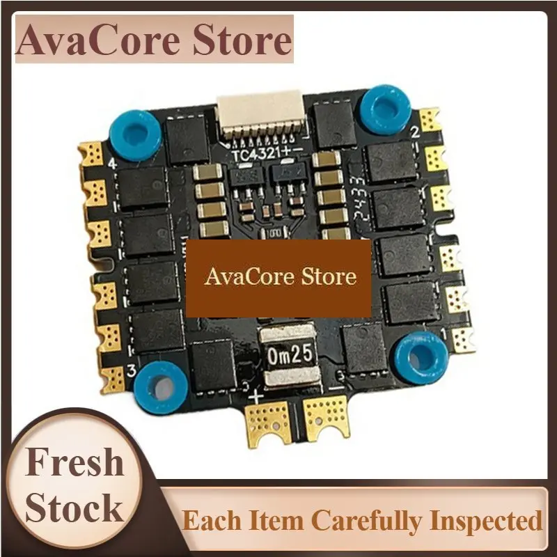 AvaCoreElectronic Speed Controller 65A 4In1 ESC 4-6S Lipo Dshot& PRM Filter For FPV Drone Quadcopter 30.5X30.5Mm Bidirectional