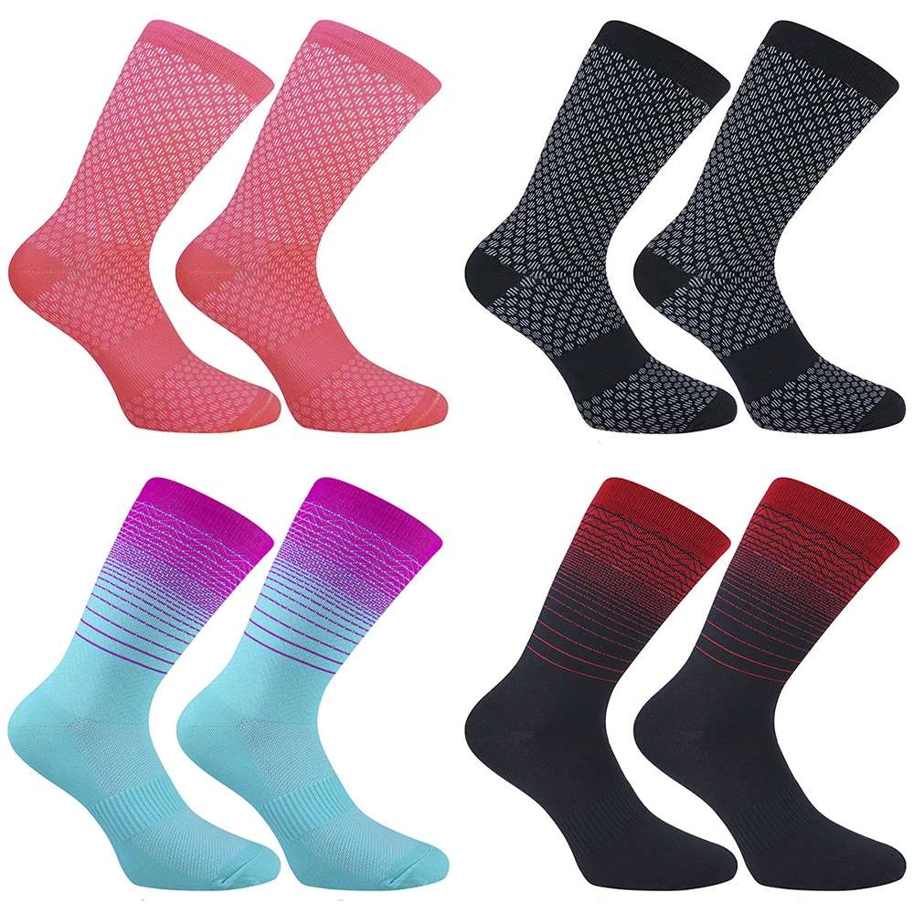 Men Women Cycling Socks With Premium Fabrics For The Ultimate Riding Experience Fit 37-45 Many Colors