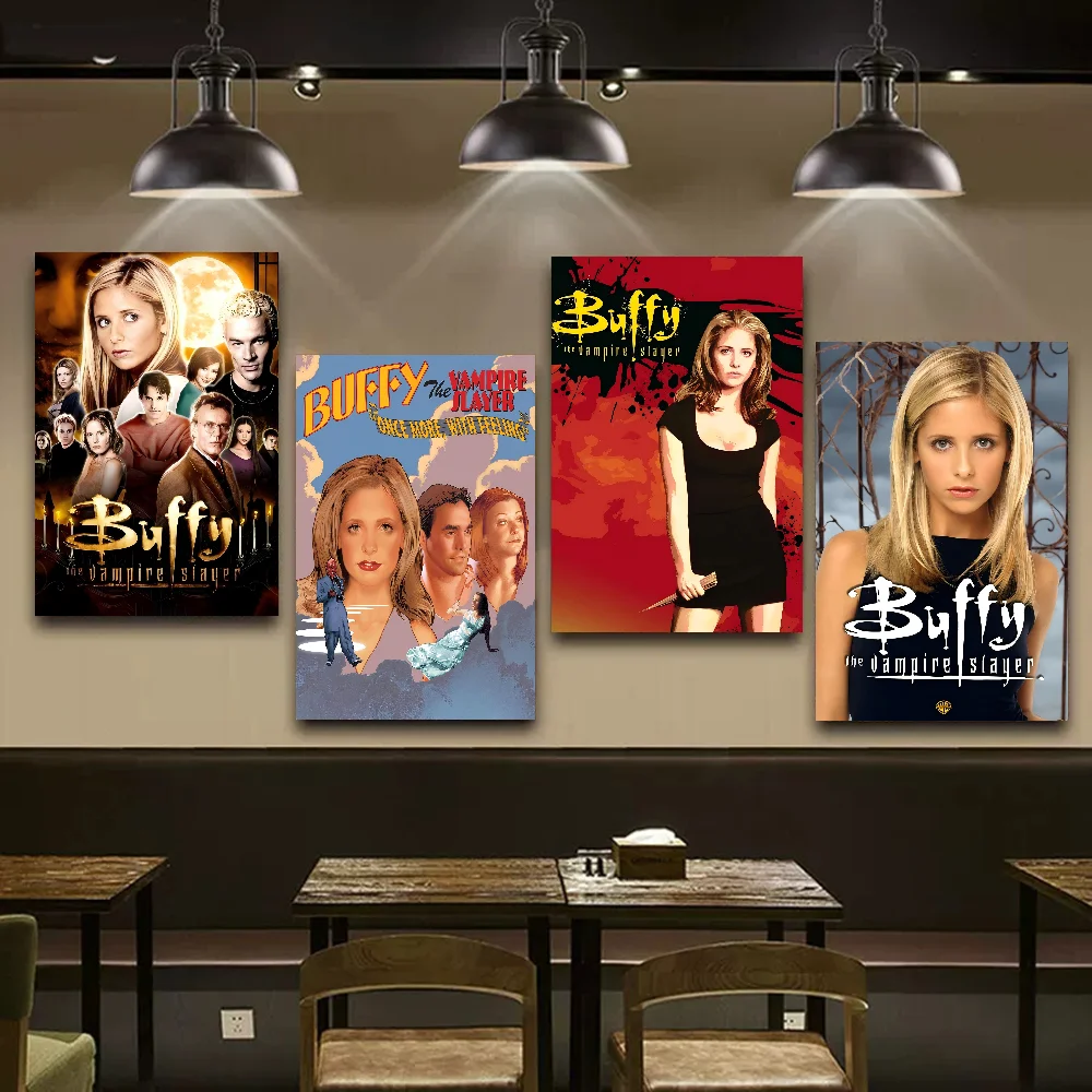 Buffy The Vampire Slayer Vintage Posters Sticky Vintage Room Home Bar Cafe Decor Kawaii Room Decor