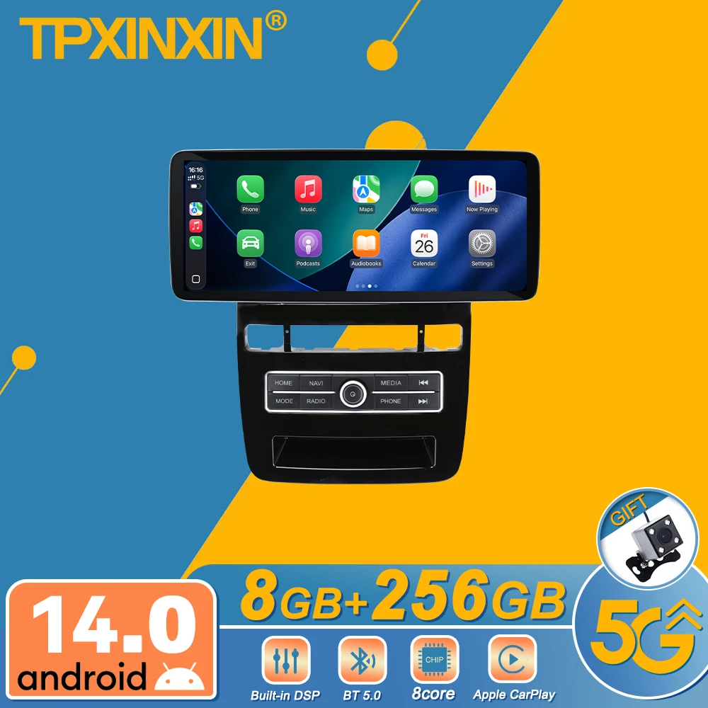 

12,3-дюймовый автомобильный радиоприемник для Volkswagen Touareg 2011-2017, Android, GPS-навигация, мультимедийный видеоплеер, стереоресивер, головное устройство