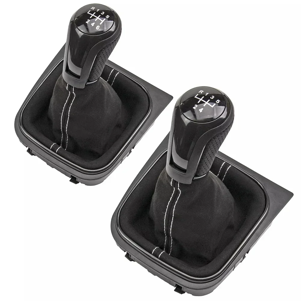 

Case 5/6 Speed FOR Golf 5 MK5 FOR Golf 6 MK6 FOR Jetta 5 A5 MK5 For Scirocco Gear Shift Knob with Leather Dust Boot Collar