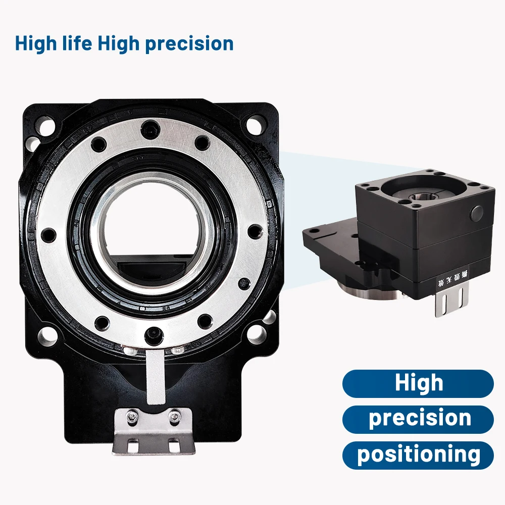 Holle Ingaande As Harmonische Aandrijving Reducer Tandwiel Diameter Holle As Roterende Actuator Tafel Holle Roterende Platform Reductor