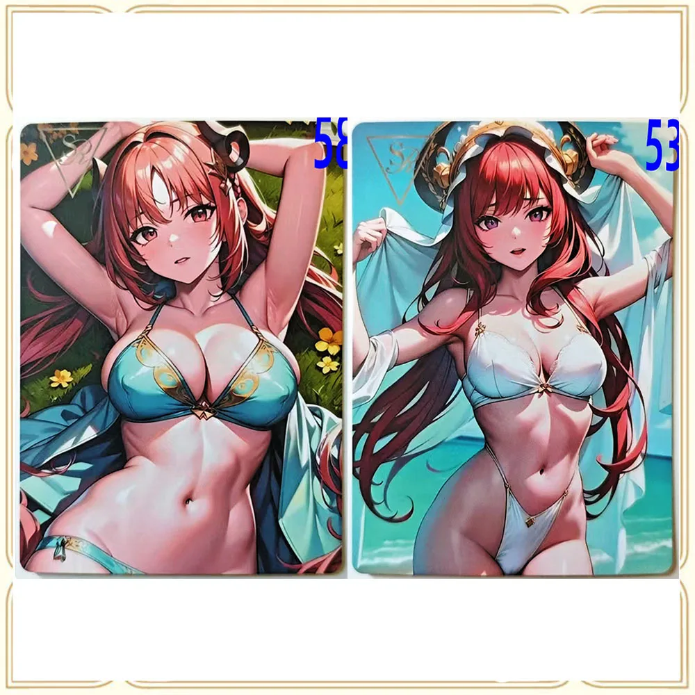 Anime Goddess Story Constellation SR Black Magician Girl Premium Glitter Gry Zabawki Karty Kolekcjonerskie Prezenty Świąteczne Urodzinowe