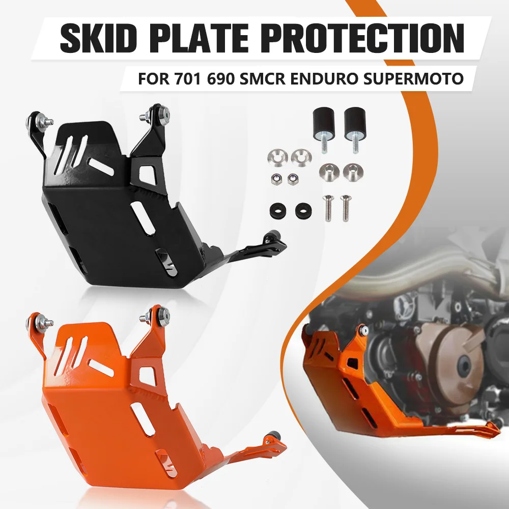 

2025 Motorcycle Skid Plate Under Engine Guard Chassis Protection Cover For 690 SMC R 690 SMCR 690 Enduro R 2008-2024 Accessories