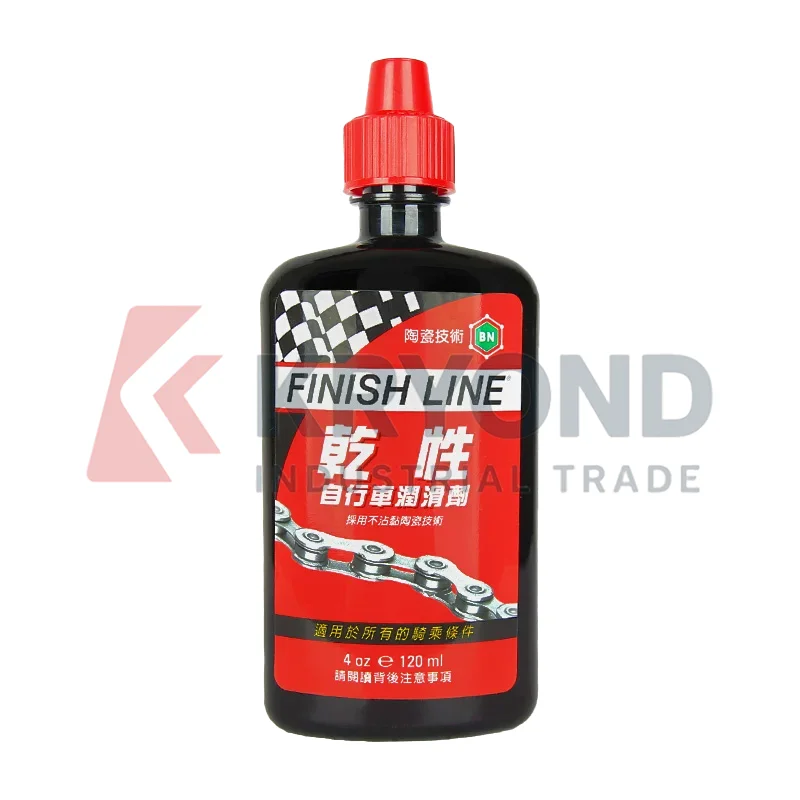 FINISH LINE Chain Lube Dry Wet Ceramic Wax 1-Step Cleaner Type for MTB Road Cycling Drivetrain Anti Rust 60ml 120ml Bike Oil