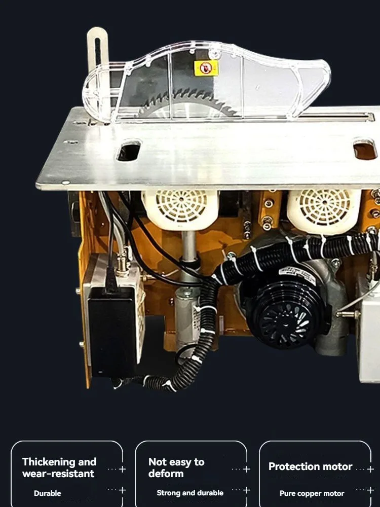 1200 واط رفع كهربائي فرش صامت خالية من الغبار منشار الأم النجارة الدقة دفع الجدول للطي المنشار الجدول منضدة