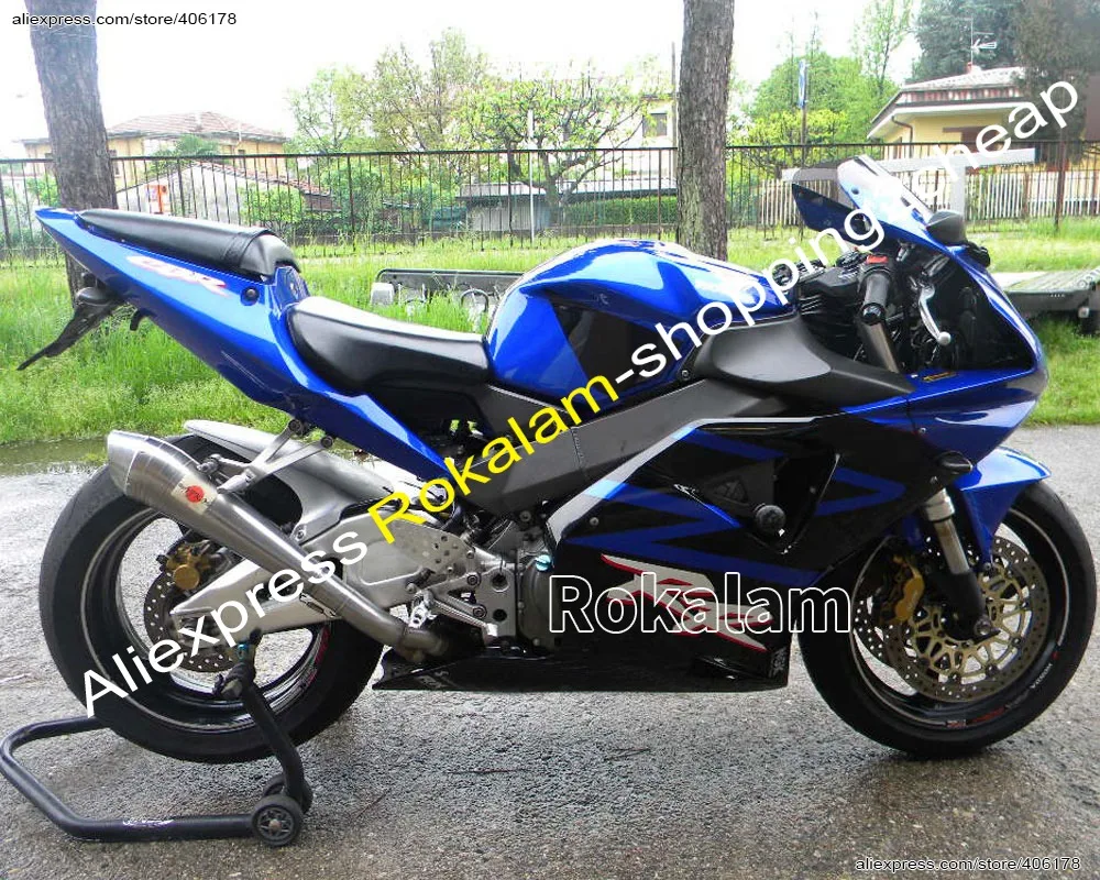 

For Honda CBR900RR 2002 2003 CBR 900 RR 954 02 03 954RR CBR954 RR Blue Black ABS Motorbike Fairing Kit (Injection Molding)