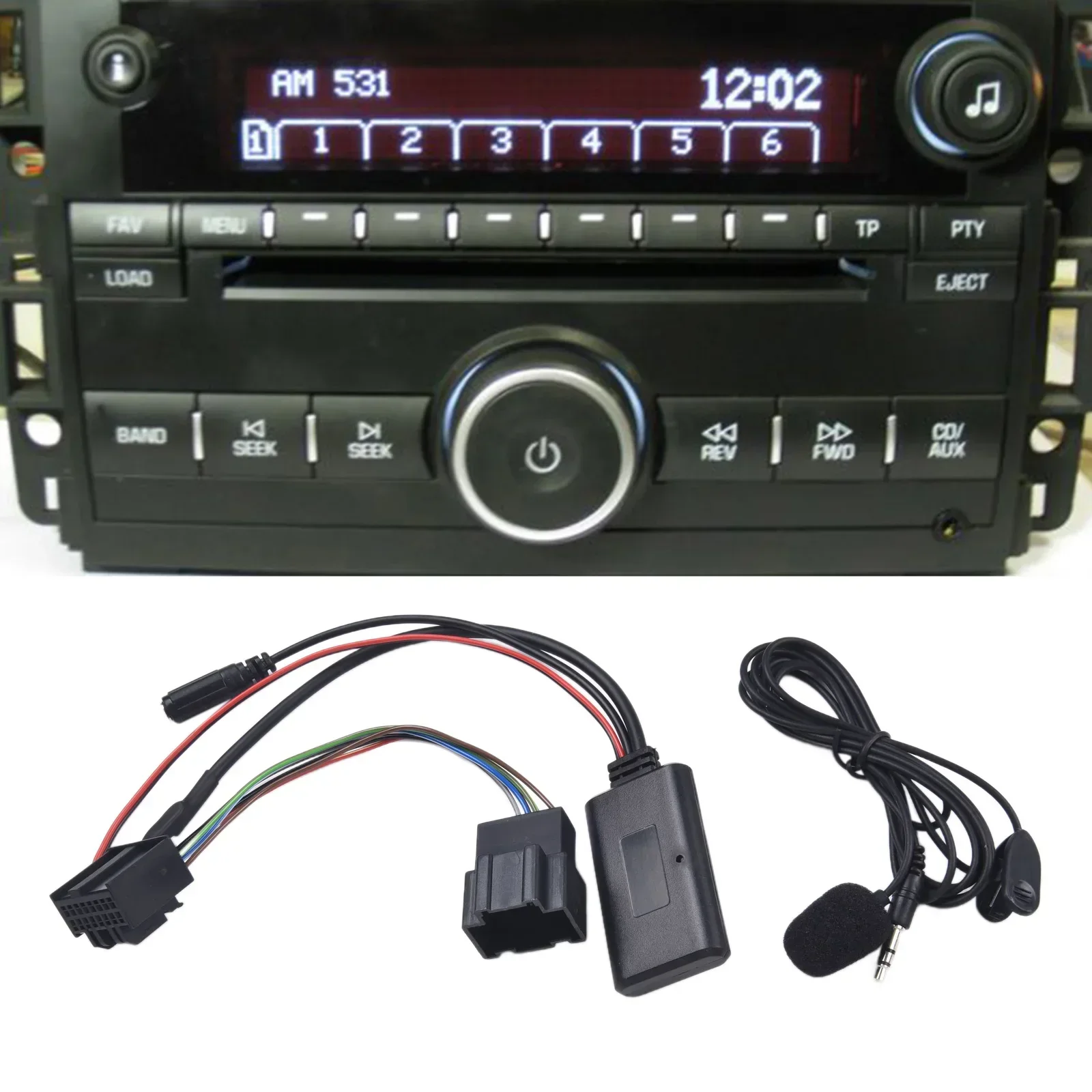 Dla Saab 9-3 9-5 Aux Bluetooth Wireless Music+MIC Calling Kit 5-12V BT-compatible 5.0 Version Audio Receiver Car Stereo Part