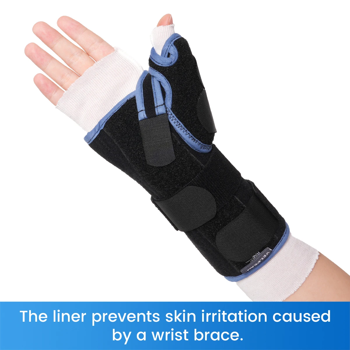 VELPEAU Tubular Stockinette, Elastic Wrist Liner for Skin Protection and Less Irritation, Breathable Hand Socks for Splint 10PCS