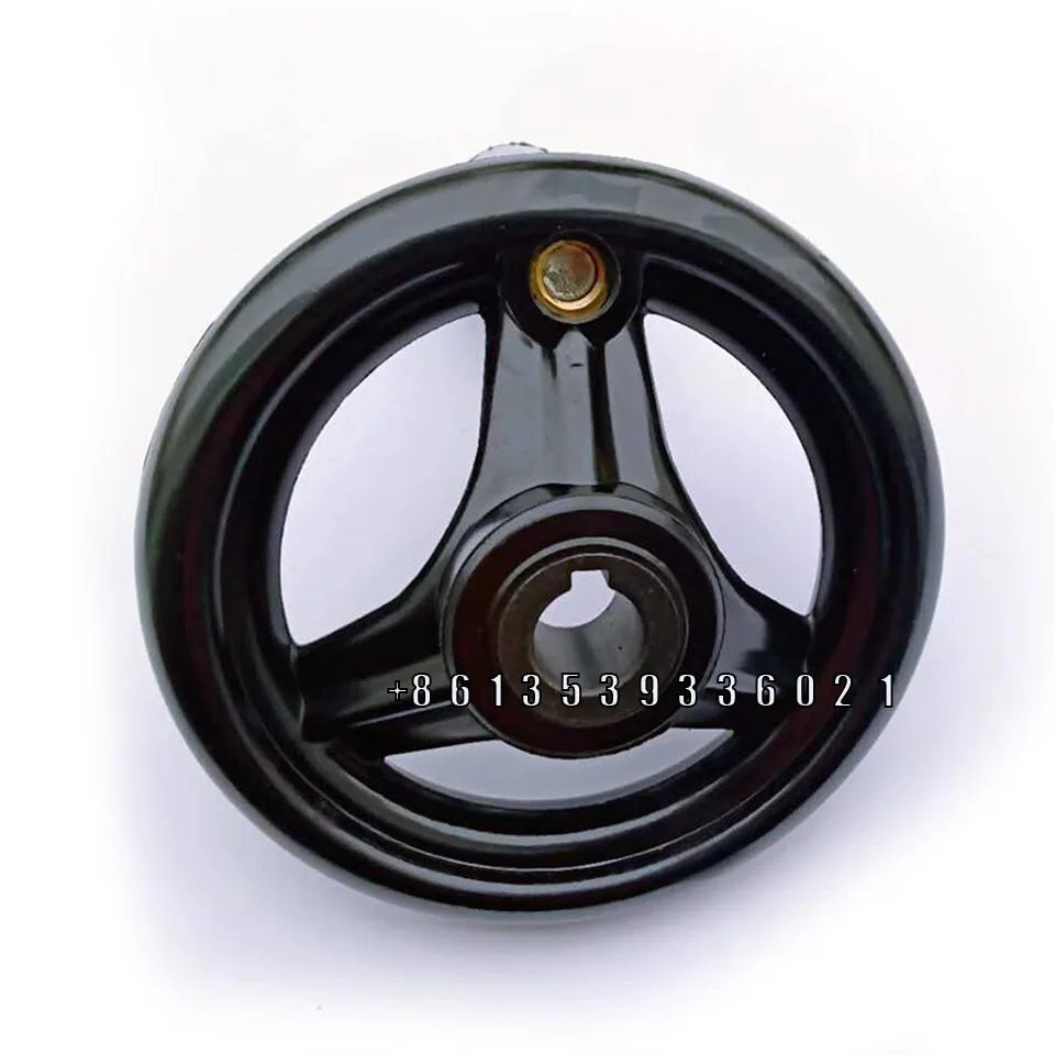 Cnc Machine Tool Plastic Wood Three Hand Wheel Round -shaped Fate Hand Wheel Milling Machine Rotating Hand -shaking Handle 100