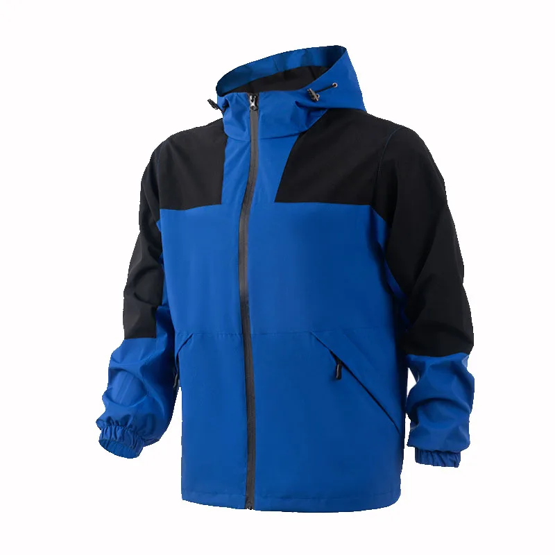 new Outdoor storm jacket windproof waterproof three-in-one solid color storm jacket mountaineering cold work jacket storm jacket