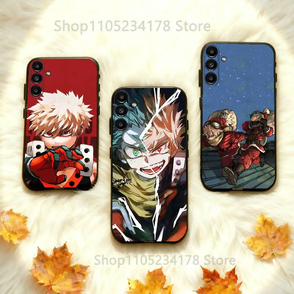 

Bakugo My Hero Academia For Samsung Galaxy A73,31,32,72,41,53,52,71,22,5G,Note,J7,8,9 Soft Black Phone Case