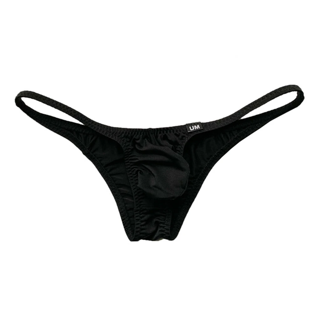 

Underwear Thong Men Breathable Fashion Ice Silk Low Waist Men Thong Underwear Briefs Panties Sissy Panties 2021
