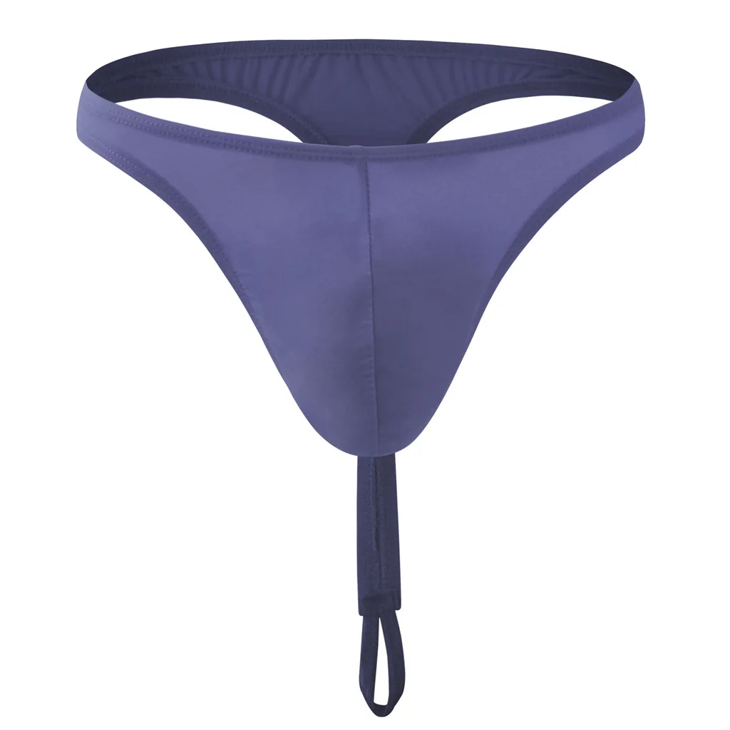Ring Temptation G-string for Men Erotic Underwear Sissy Low Rise U Convex Pouch Panties  Underpant Homme Porn Open Butt G-string