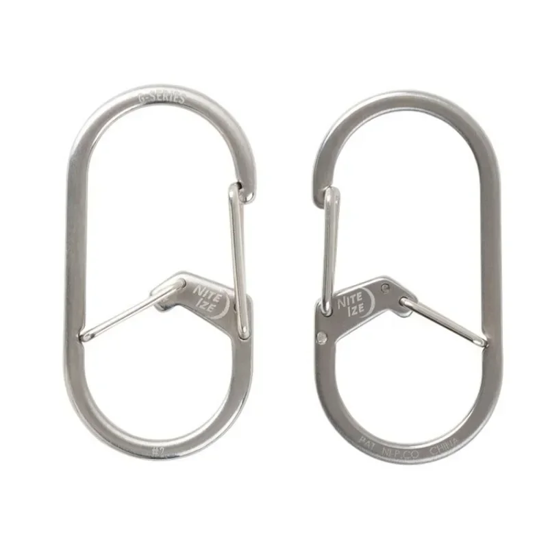 Shackle Chain Buckle for KeyStainless Steel Quick Link Lock Ring Hook Outdoor Multi-function Water Bottle Quick Buckle Snap