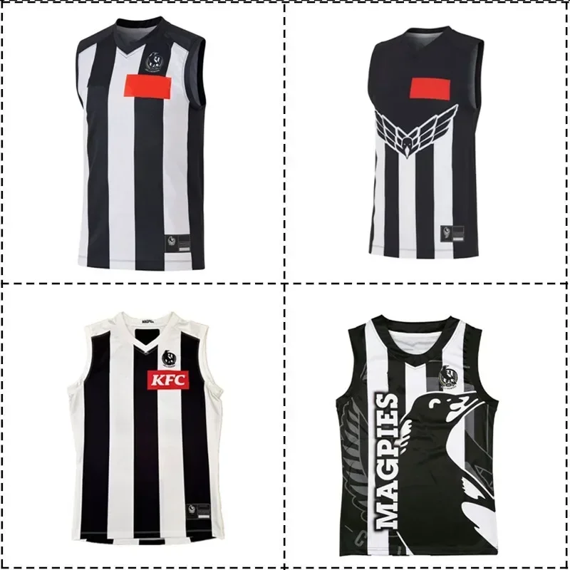 2024 Collingwood Magpies Home / Away / Training Guernsey - Mens Size:S-5XL（Print Custom Name Number）