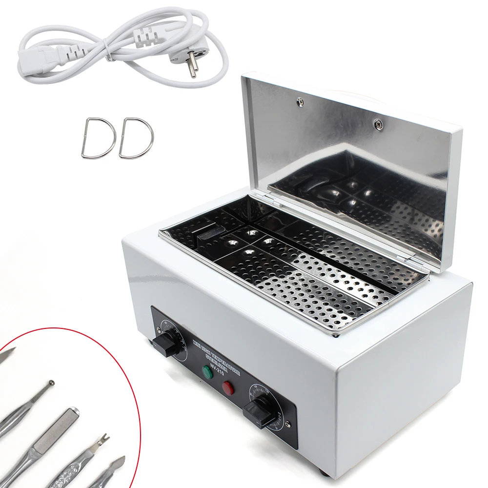 Electric Art Equipment Dry Heat Hot Air Sterilizer For Foot Care Nail Disinfection With Timer Function High Temperature