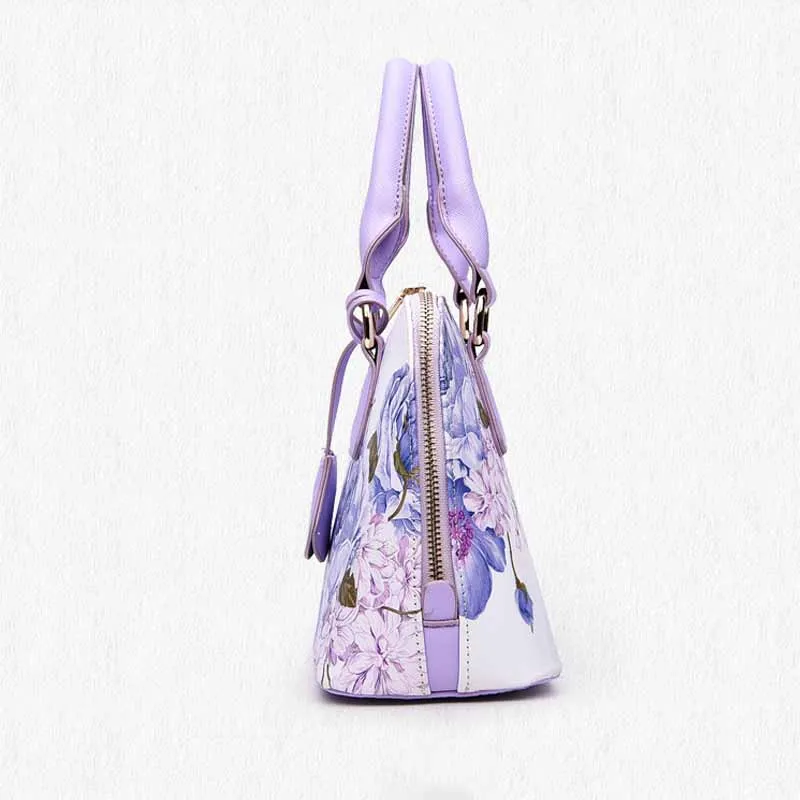 Hot Sale Designer Printed Bags For Women Ladies Shopper Bag Shell Elegant Floral Shoulder Handbags