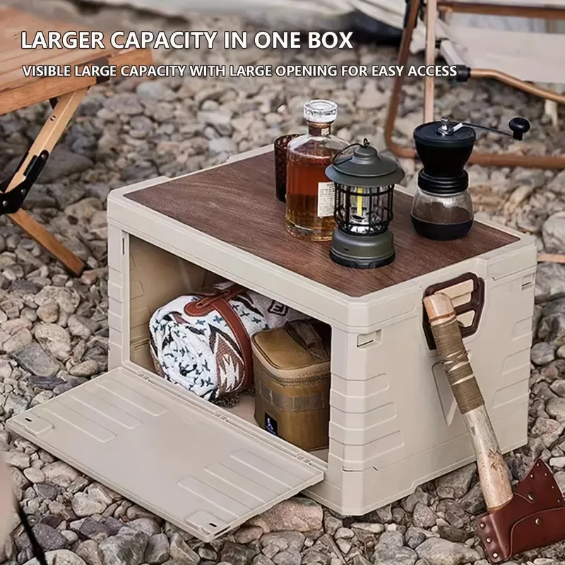 접이식 야외 자동차 보관 상자, 음식 보관 상자, 여행 보관 가방, 캠핑 장비 식기, 캠핑 보관 정리 상자