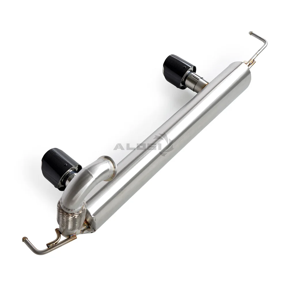 Suitable for Mercedes-Benz Smart W453 1.0/0 Cat Back Stainless Steel with Carbon Fiber Exhaust Head