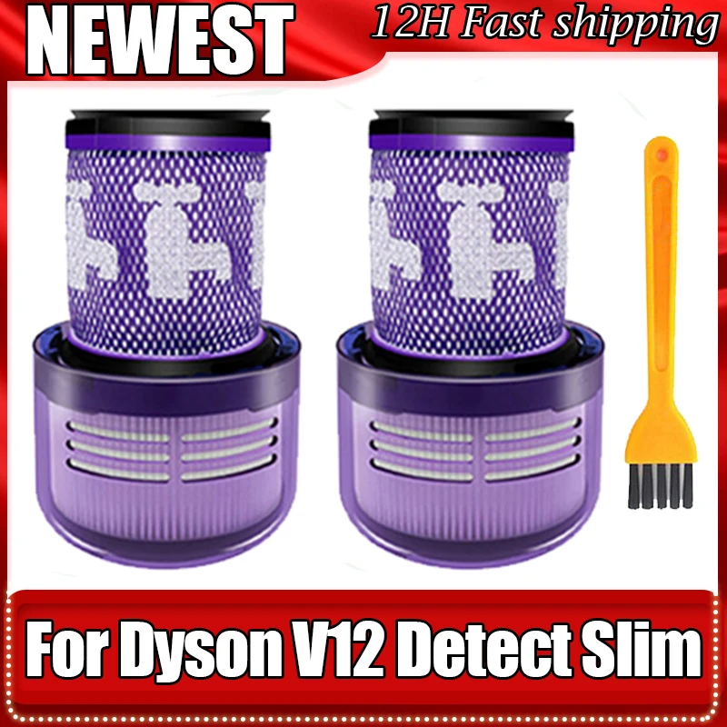 Filtre Hepa de remplacement réutilisable et lavable pour Dyson V12, pièces de rechange pour aspirateur fin et balayeuse, outil de livres, 971517-01