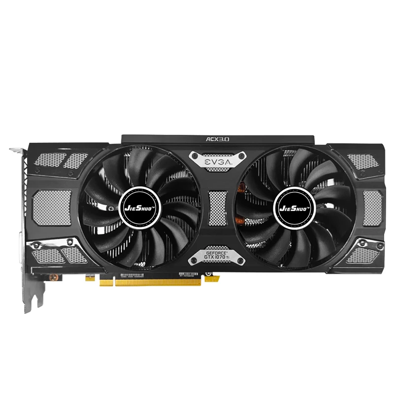 بطاقة رسومات الفيديو JIESHUO NVIDIA GeForce gtx 1070ti 8g,GTX 1070 8GB 2048SP GDDR5 256bit GPU لمكتب ألعاب سطح المكتب للكمبيوتر #3