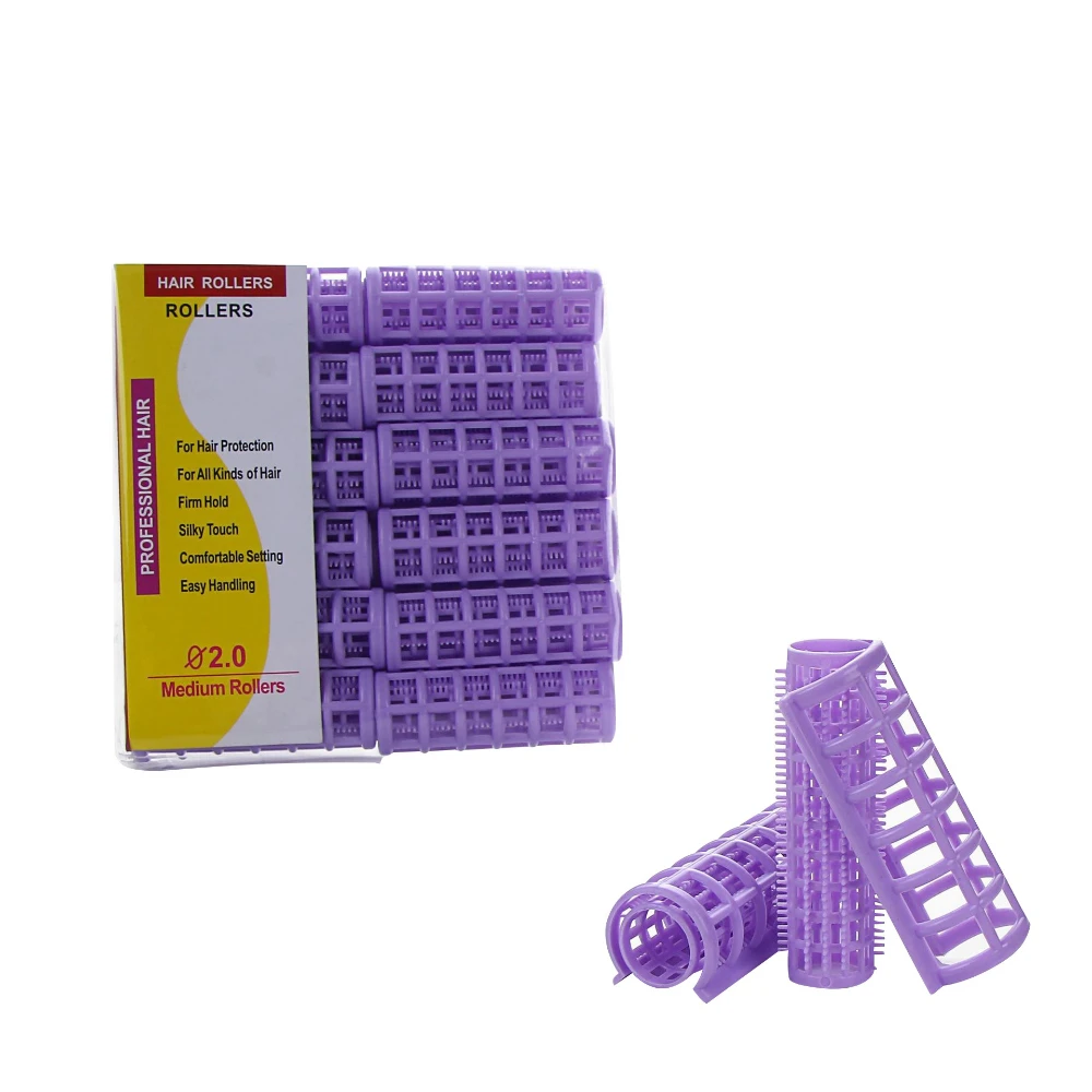 6/8/10/12/14 قطعة مموج الشعر بدون حرارة لا بكرات شعر الحرارة البلاستيك كسول تجعيد الشعر قضبان الانفجارات الشباك قضيب البلاستيك أدوات تصفيف الشعر