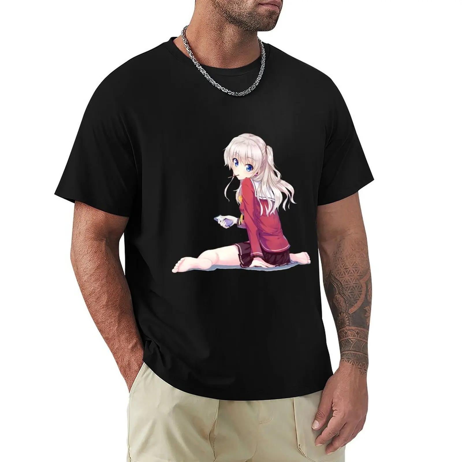 

Nao Tomori - Charlotte T-Shirt customs design your own Anime t-shirt tee shirts for men