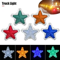 Red Heart Butterfly Star Shaped Turn Signal Lamp Side Marker Light 24V LED Light FOR Cars Vans Trucks Trailers ATV Accessory