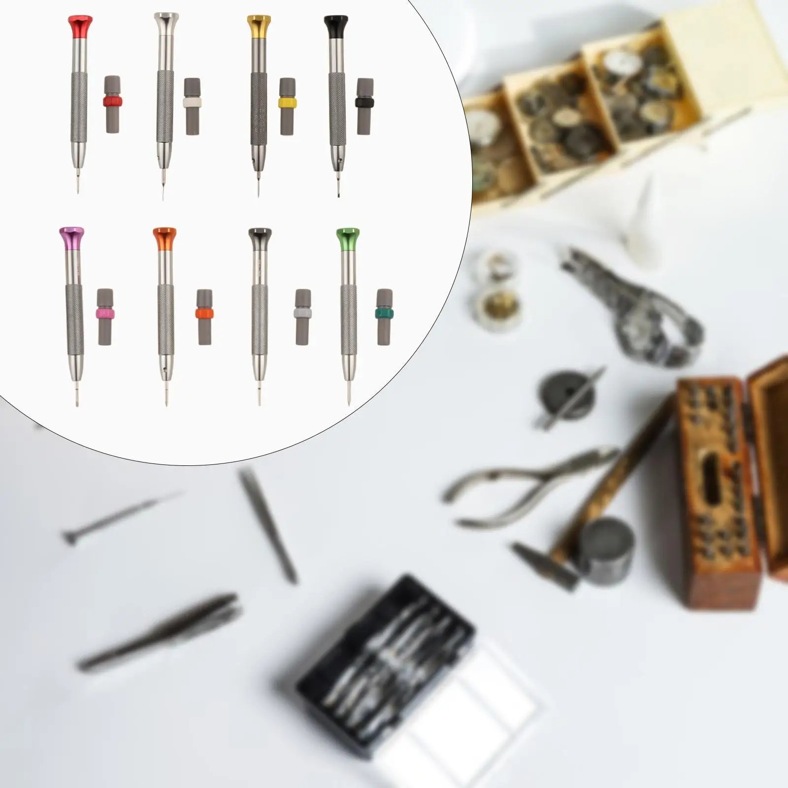 

Набор отверток для часов разных размеров, металлические профессиональные многоцелевые