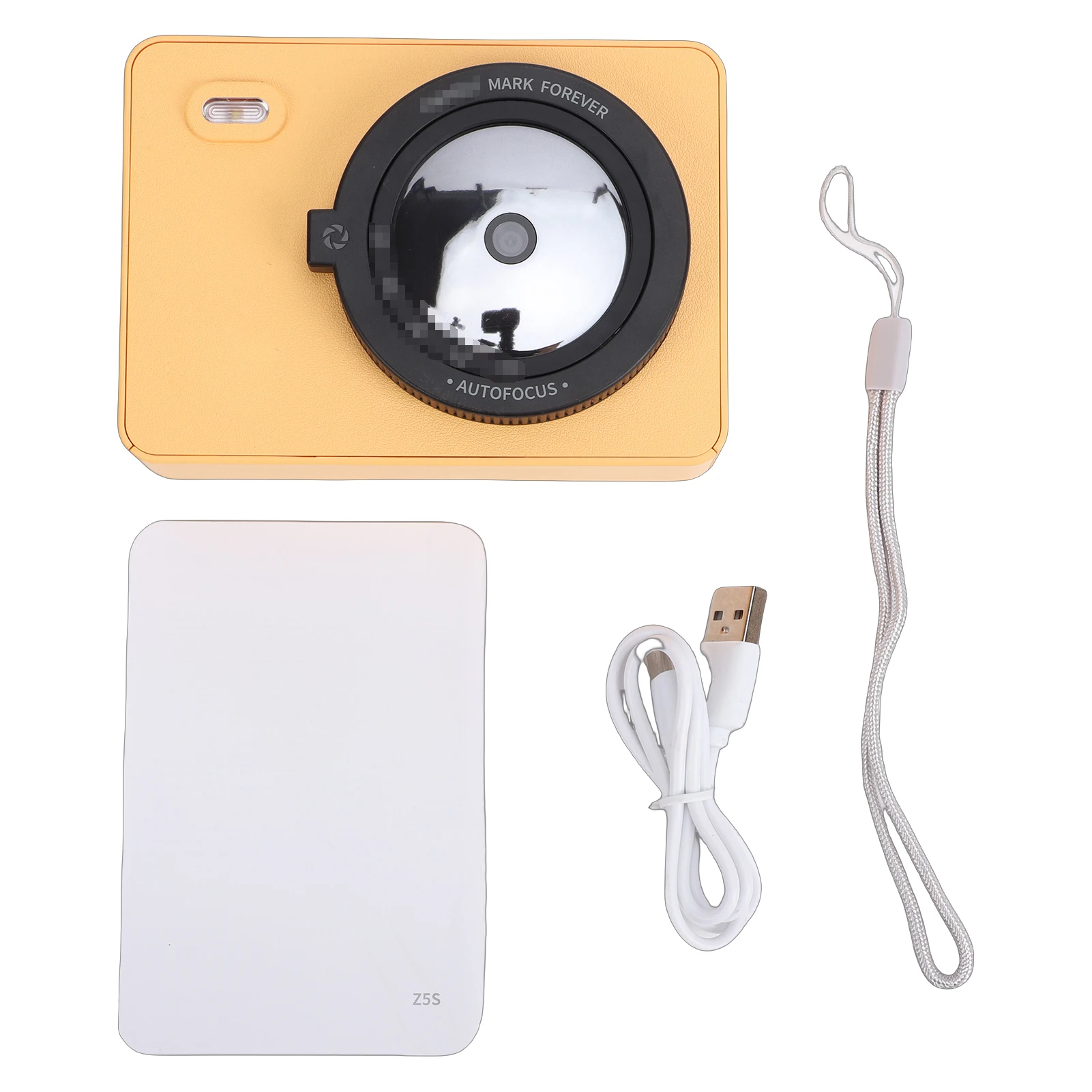 

Фотопринтер моментальной печати Z5, портативный, 271 dpi, 5 фильтров, LED-вспышка, цветовая температура 5000K-6000K, выдвижной видоискатель