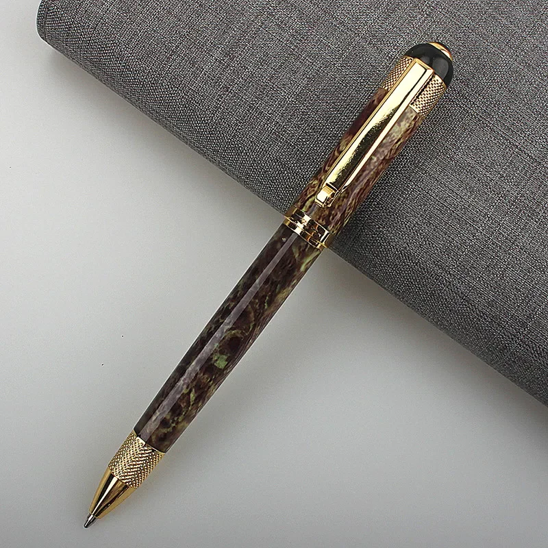 Luxury Heavy Feel Metal Ballpoint Pens School Business Office Signature Roller Pen Writing Ballpen Student Stationery Supplies