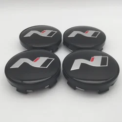 4pcs 56mm 60mm N LINE Car Wheel Center Cover Hub Cap Nline Badge Emblem Sticker Car Styling for Hyundai Accessories