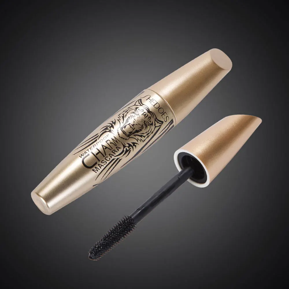 Mascara imperméable tête de tigre, volume moelleux, cryptage de curling, allongement, sans bavure, maquillage 4D, vente en gros, TSLM1, nouveau