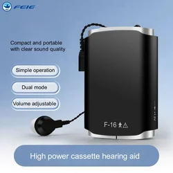 F-16 Super Mini Hearing Aid Ear Sound Amplifier Adjustable Tone Hearing Aids Portable Ear Hearing Amplifier for the Deaf Elderly