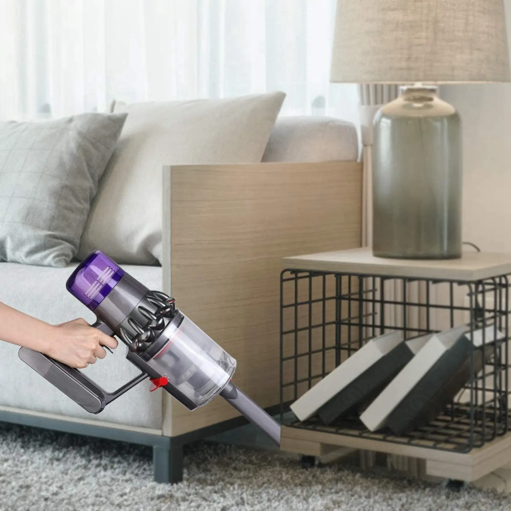 ABBK-2X Bocchetta a lancia a sgancio rapido compatibile per aspirapolvere Dyson V11 V10 V8 V7, attacco per aspirapolvere di ricambio