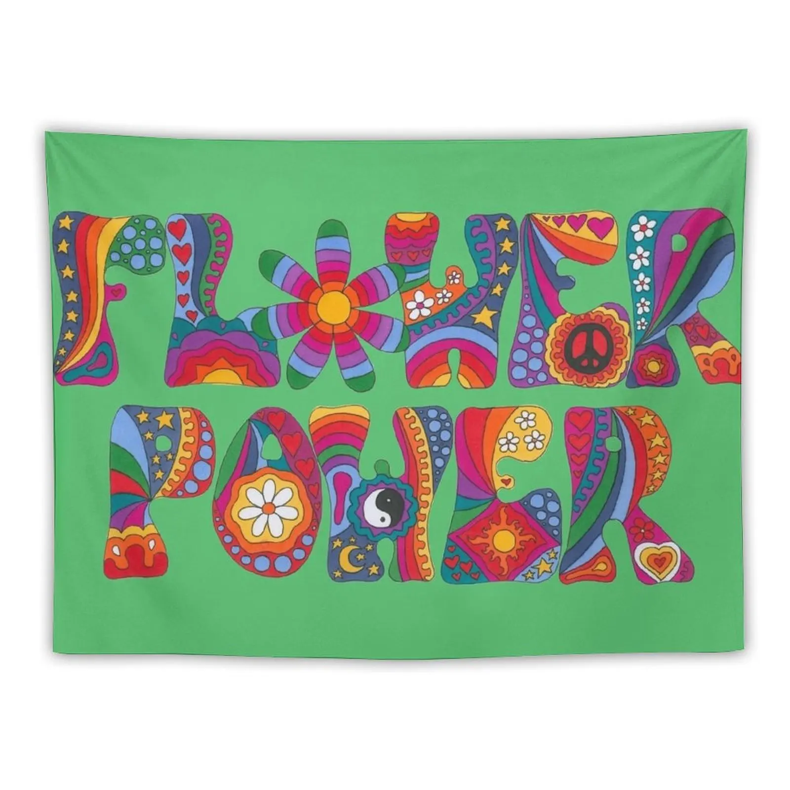 

Psychedelic Flower Power Tapestry Bathroom Decor Kawaii Room Decor Home Decor Accessories Tapestry