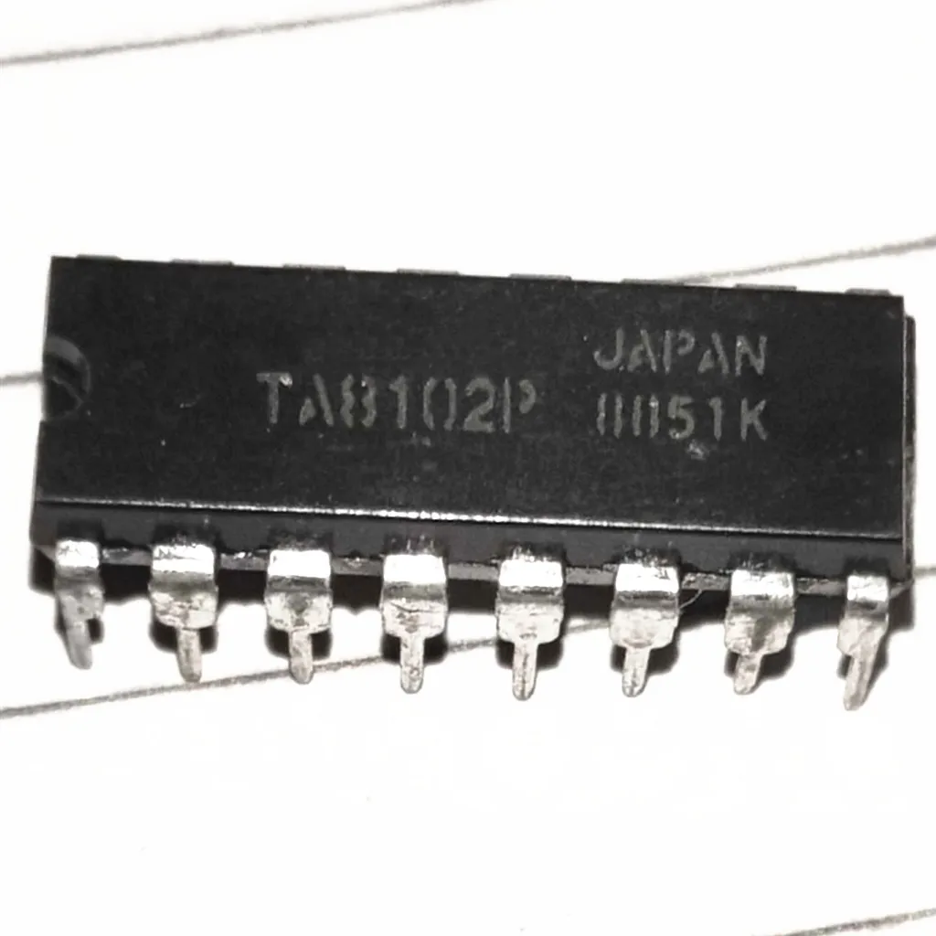 Puce de Circuit intégré TA8102P TA8102 DIP-16, 5 pièces
