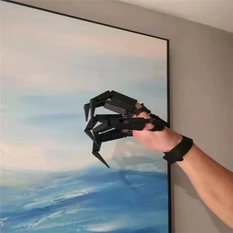 Halloween articolato dita Scarry dita finte scheletro mani realistico Horror fantasma artiglio puntelli Cosplay Gear Finger,B